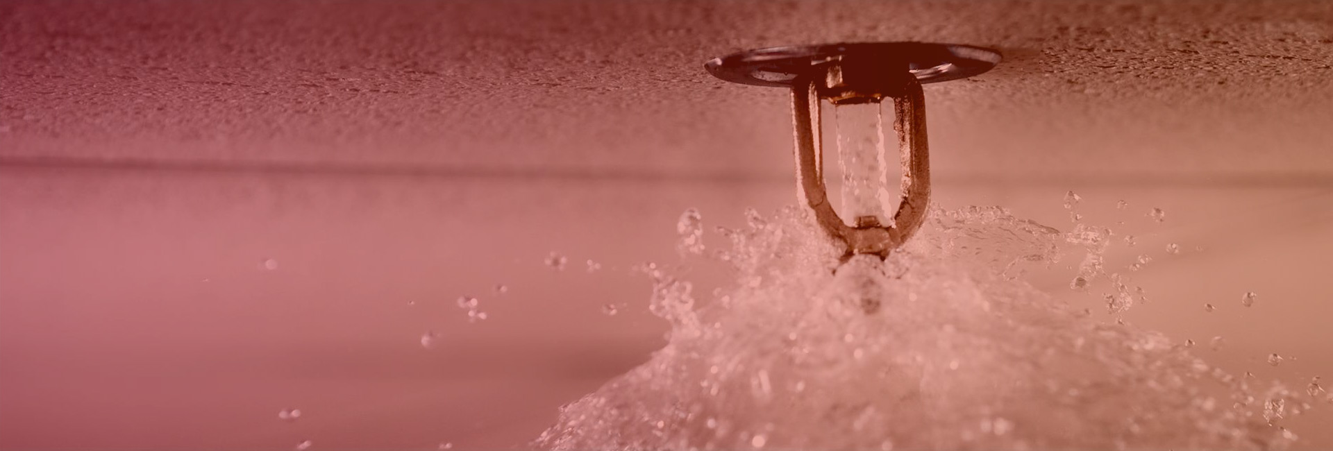 sprinkle o aspersor de agua, extintor activado