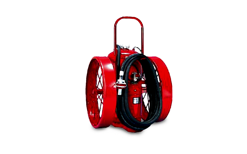 Entintor grande con ruuedas