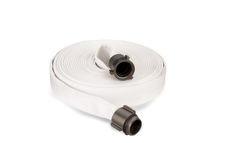 manguera contra incendios blanca