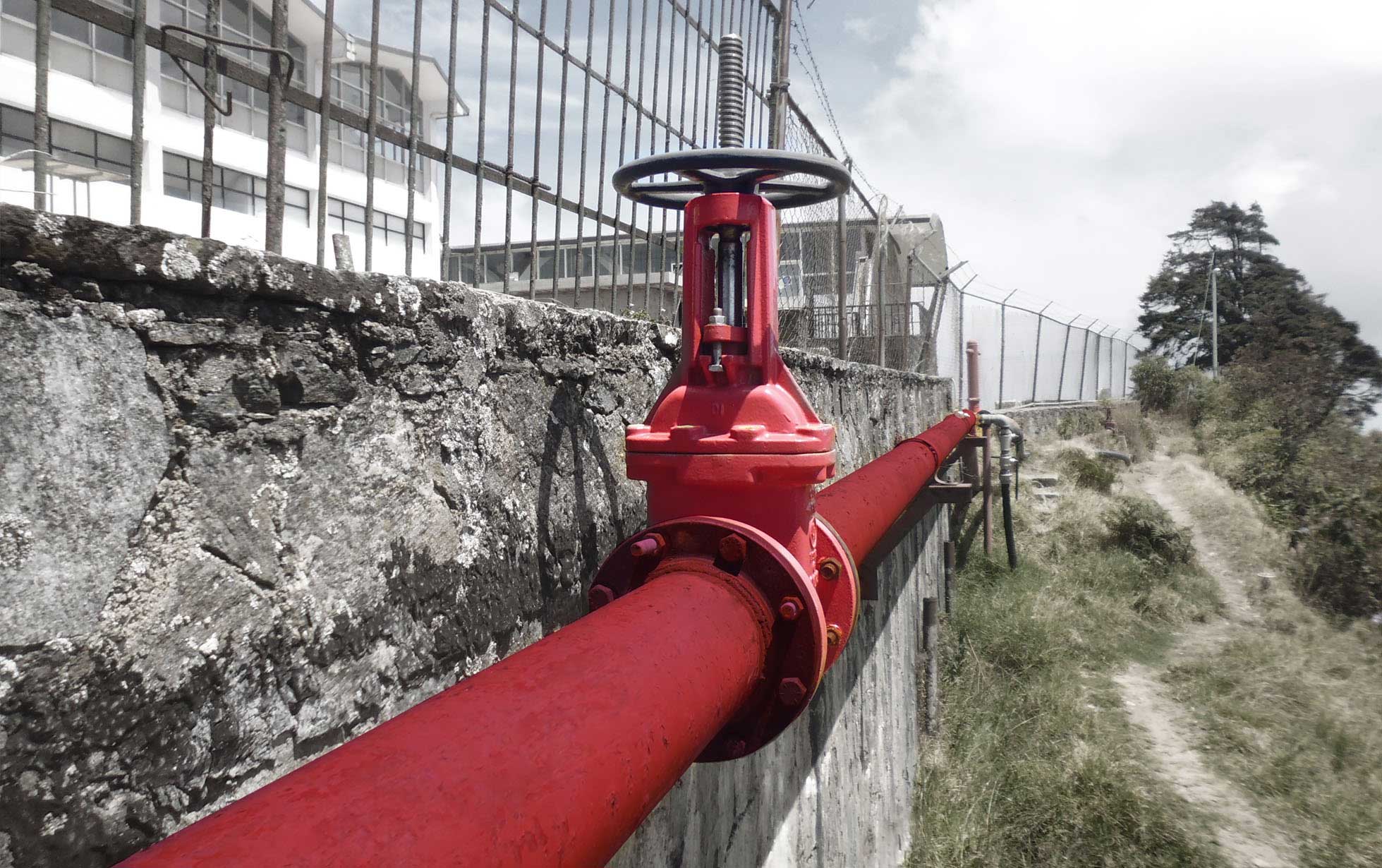 Tubería de agua para sistema contra incendio